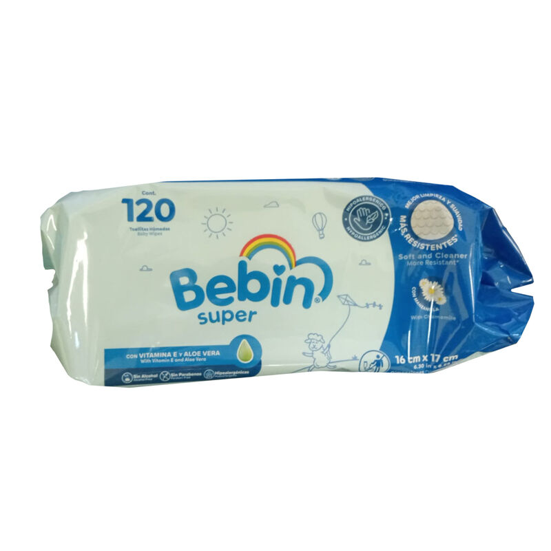 Toallitas H&uacute;medas Bebin Super 1440pz 120x12 image number null