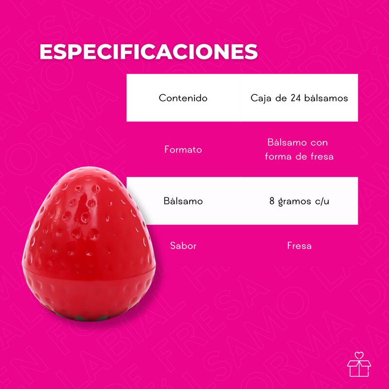 Caja de 24 B&aacute;lsamos para Labios Hidratante Repa... image number null