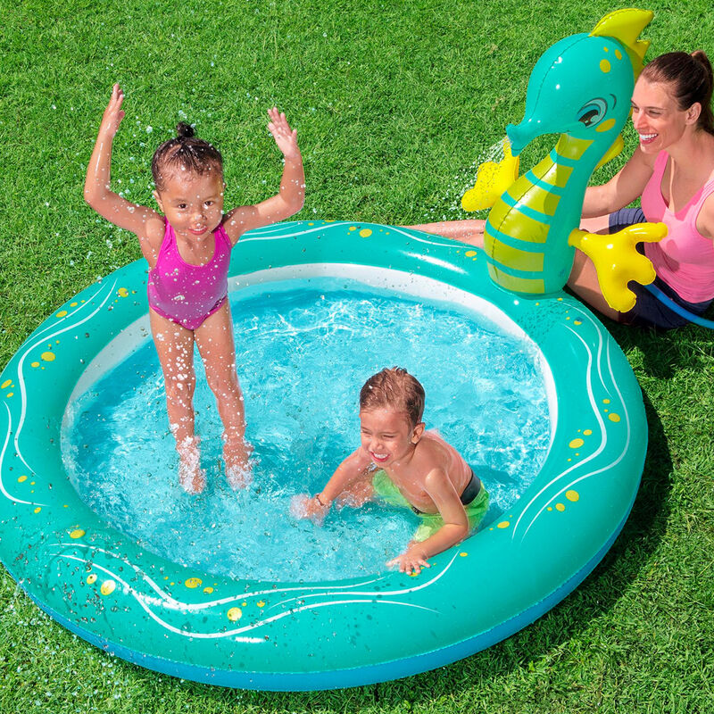 Alberca Inflable Decorada Caballito de Mar 1 Mo... image number null