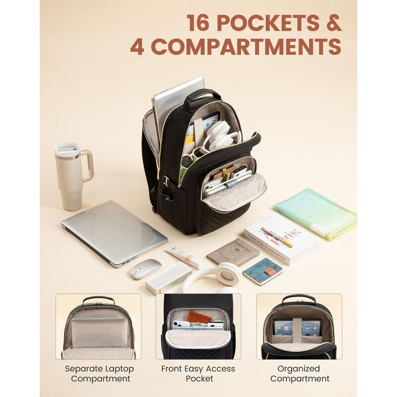 Mochila Lovevook 15.6" con Porta Termo Verde Ol... image number null