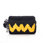 Bandolera Handbag Bolso Charlie Brown Negro Peanuts Snoopy Oficial