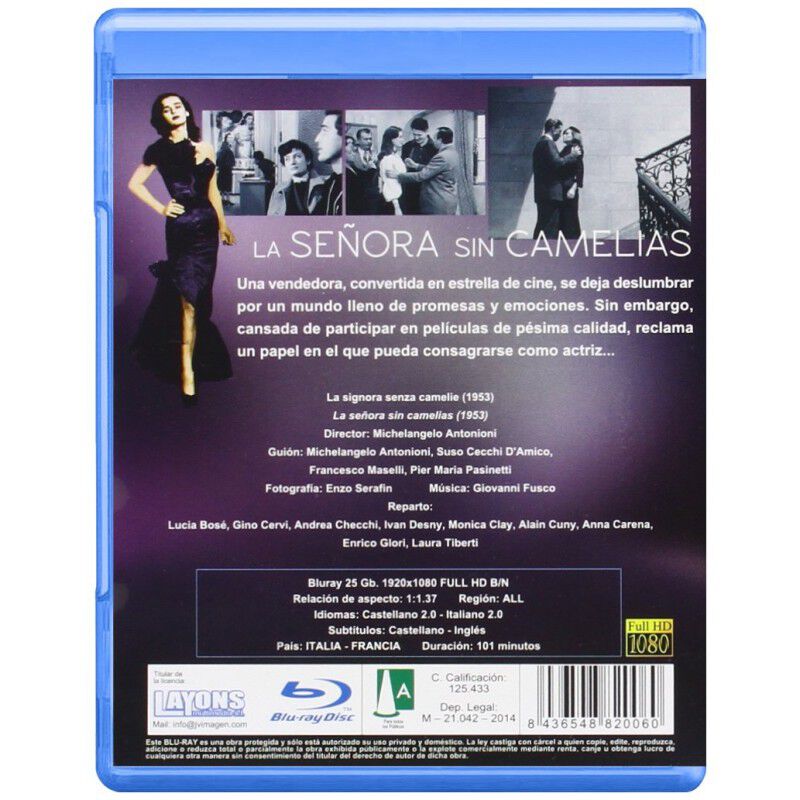 La Se&ntilde;ora Sin Camelias (blu-ray) image number null