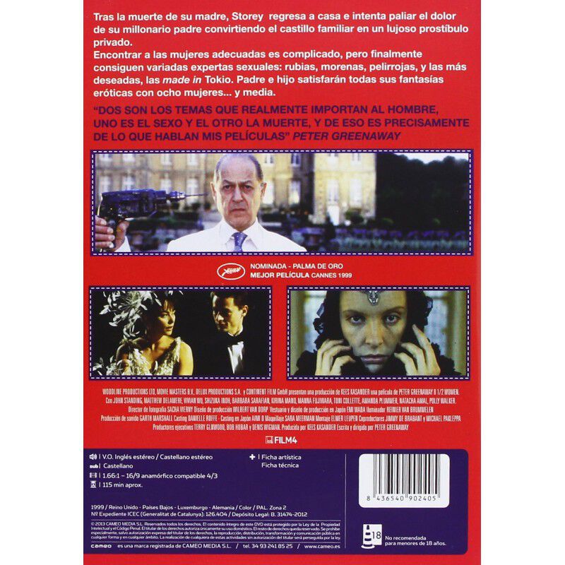 8 MUJERES Y 1/2 (DVD) image number null