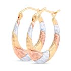 Arracadas De Oro Florentino 14k (18.3 Mm)