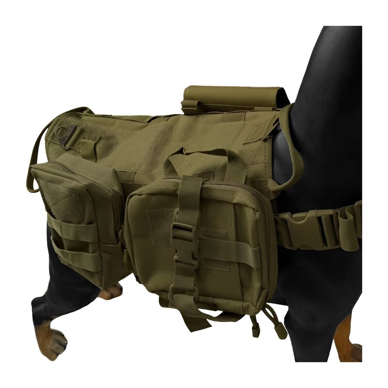 Pechera Chaleco Tactico Militar Perro Talla Med... image number null