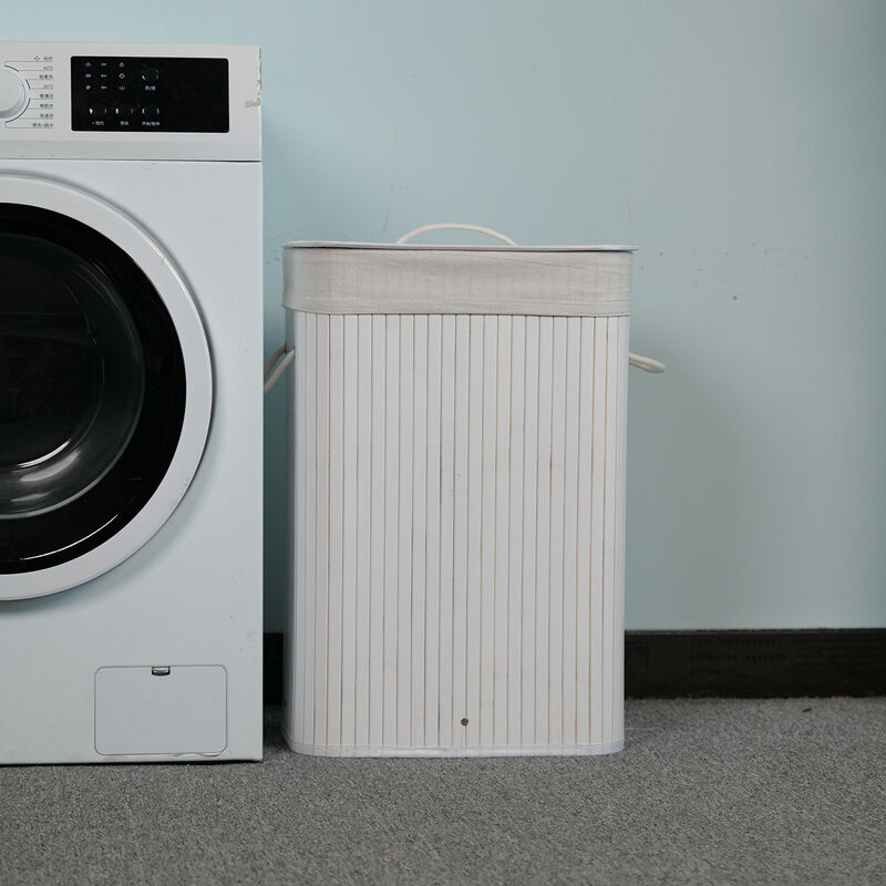 Cesto Plegable para Ropa Lo Necesito Bamb&uacute; Natu... image number null