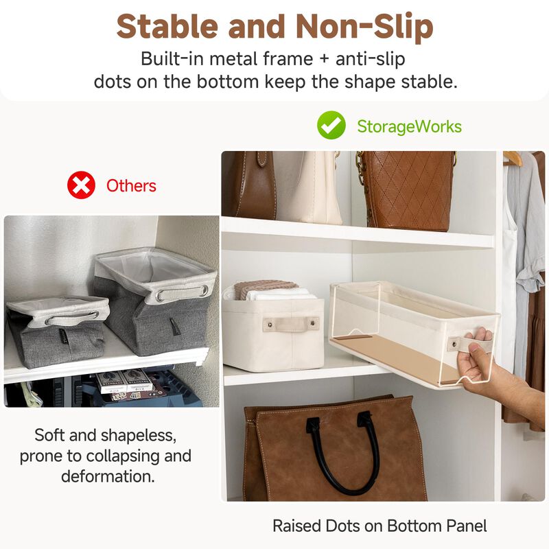 Cajas organizadoras Storageworks pack de 2, col... image number null