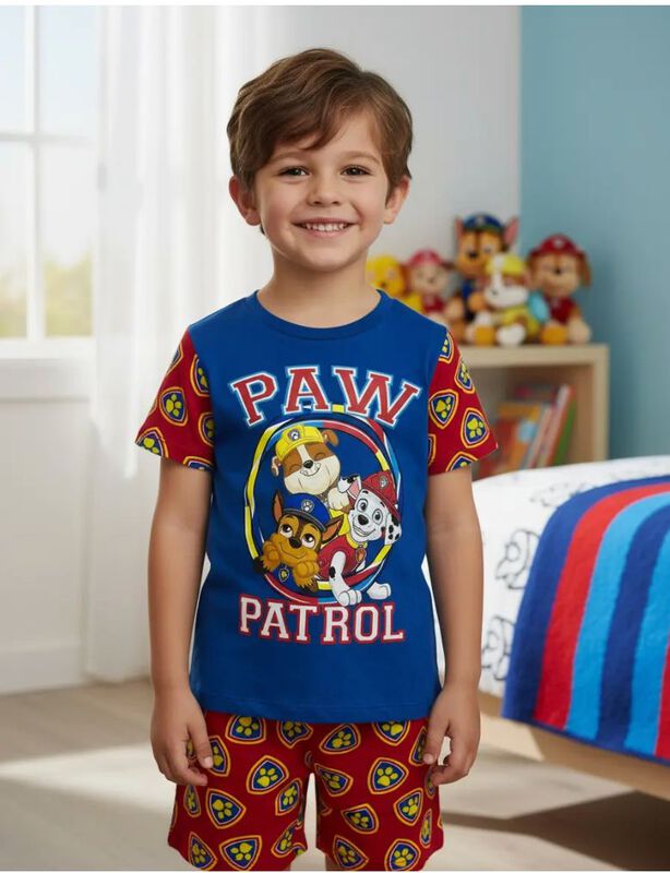 Pijama Paw Patrol Para Ni&ntilde;os I Short Y Playera image number null