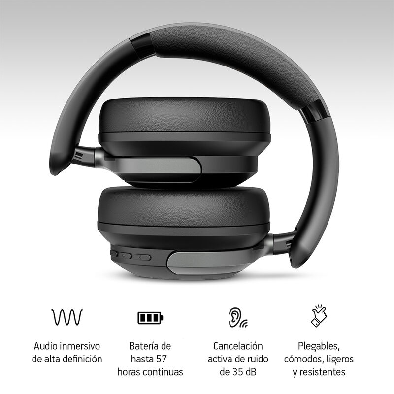 Audífonos Inalámbricos de Diadema Bluetooth con... image number null