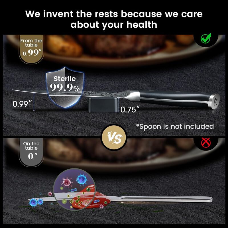 Juego De Cuchillos Para Carne Coquusaid 4, Bord... image number null