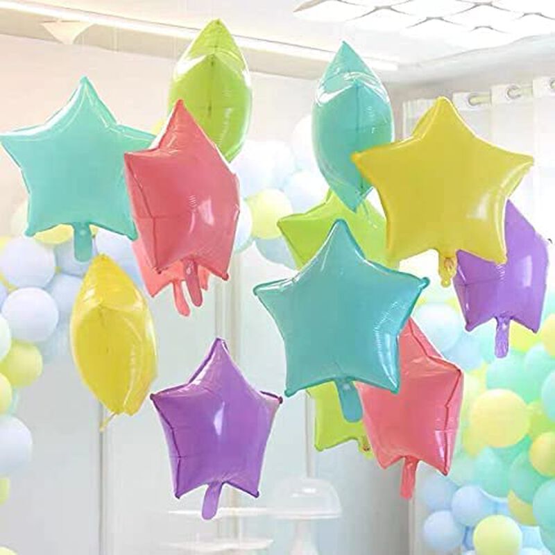 Globos Annodeel 46 cm Estrella Arco&iacute;ris Mezcla ... image number null