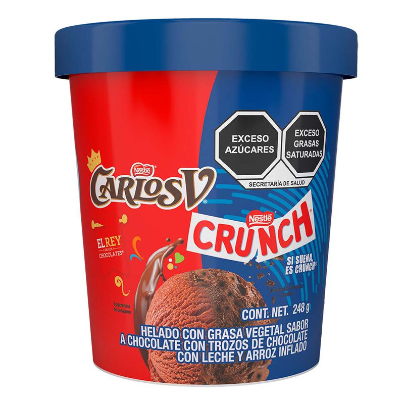 Helado Duo Crunch+carlos V 248gr image number null