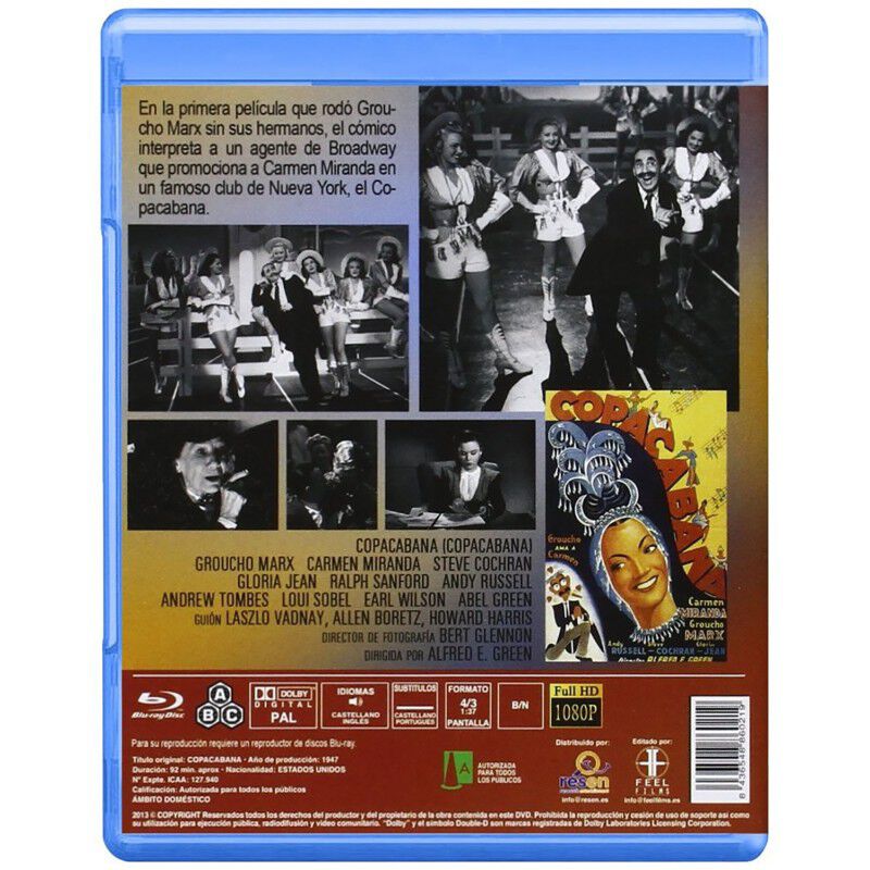 Copacabana [blu-ray] (1947) image number null