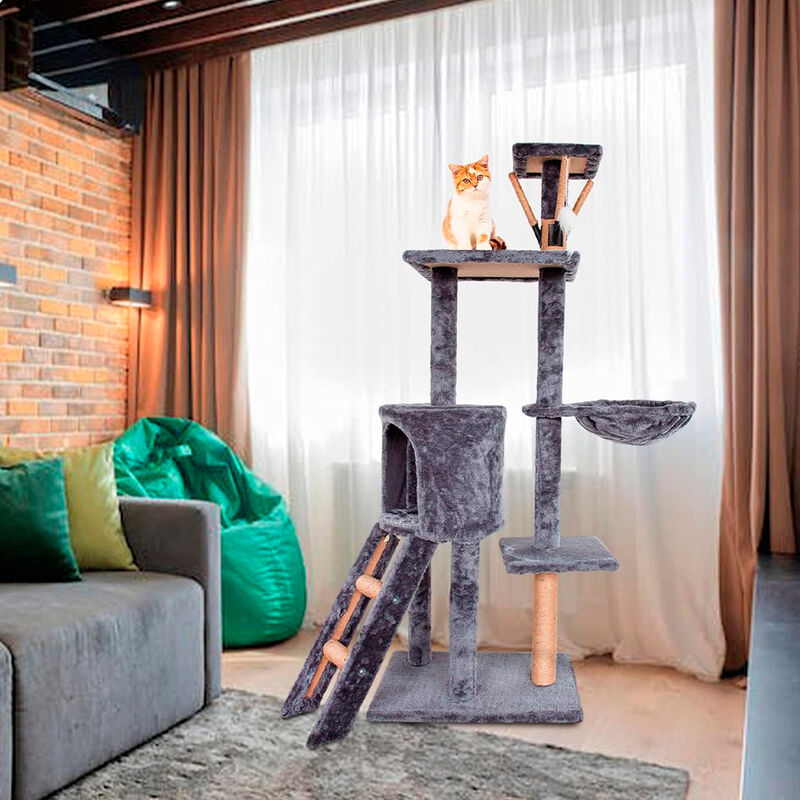 Torre para Gatos de 1.3 m Rascador Bluelander image number null