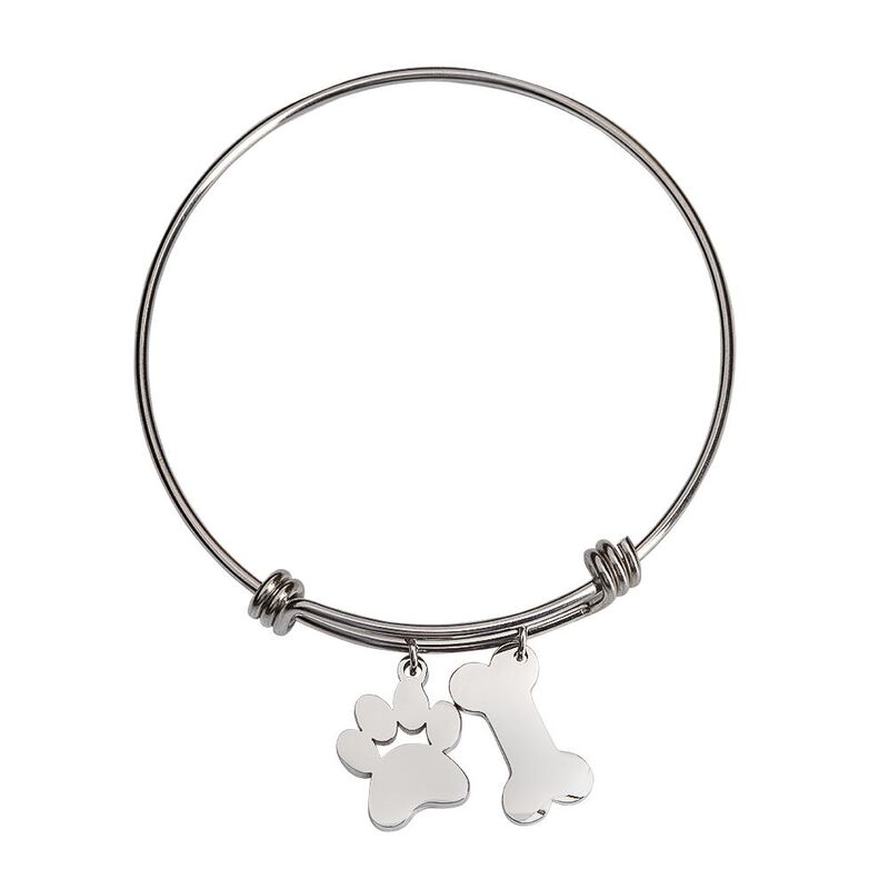 Pulseras Mujer Huella Perro, Regalos Amantes Pe... image number null