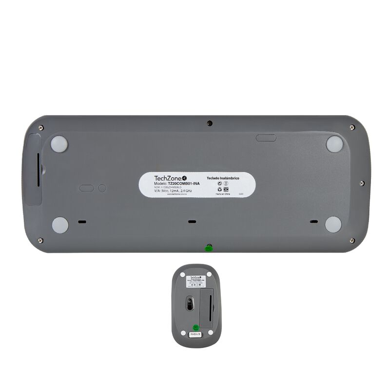 TechZone Teclado y Mouse Óptico Inalámbrico Plu... image number null