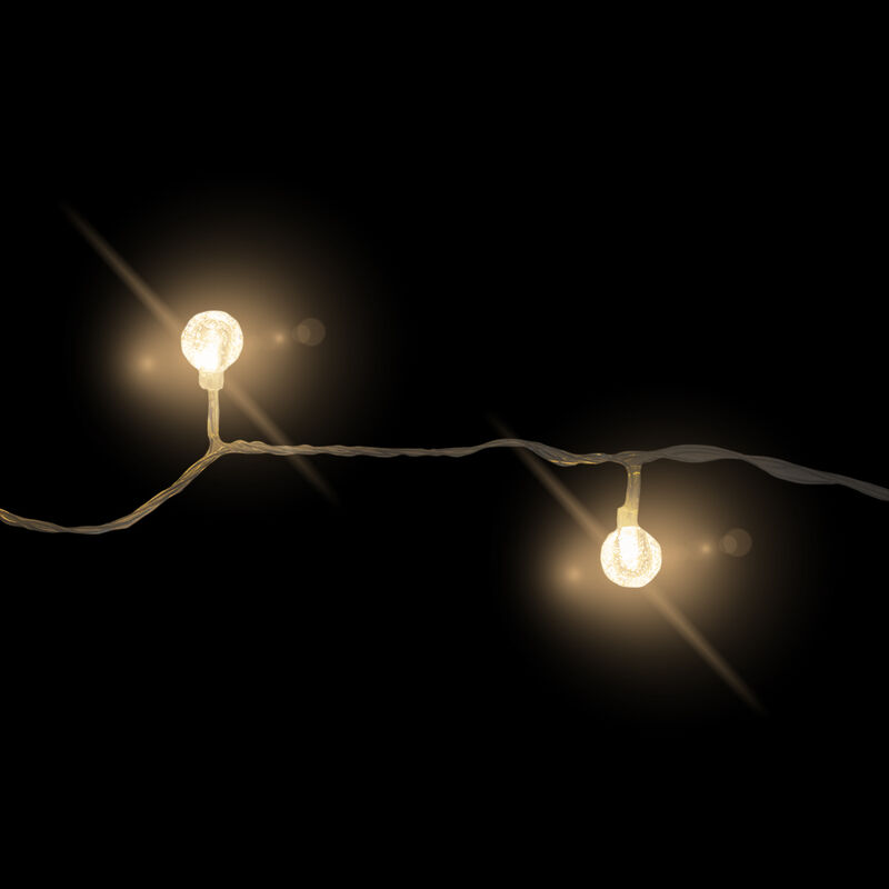 Serie tipo Esfera Luces LED C&aacute;lida 40 focos cab... image number null