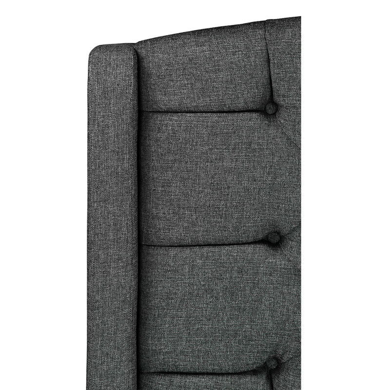 Cabecera Queen Size Dicasa Sitka Gris Oscuro image number null