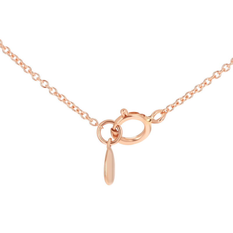 Gargantilla De Corazones En Oro Rosa 10K Con 6P... image number null