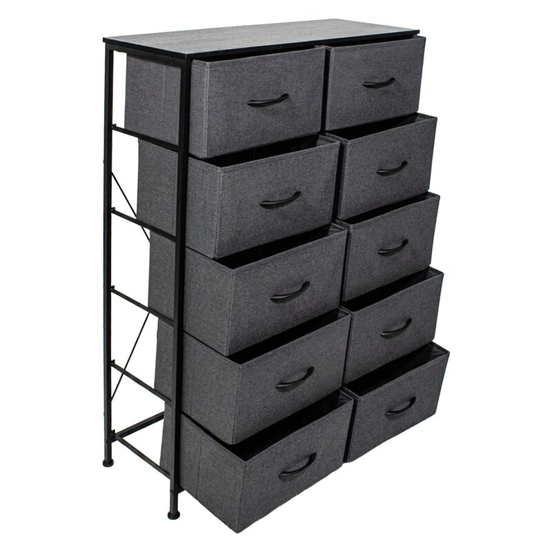 Comoda 10 Cajones Estructura Acero Cajonera Org... image number null