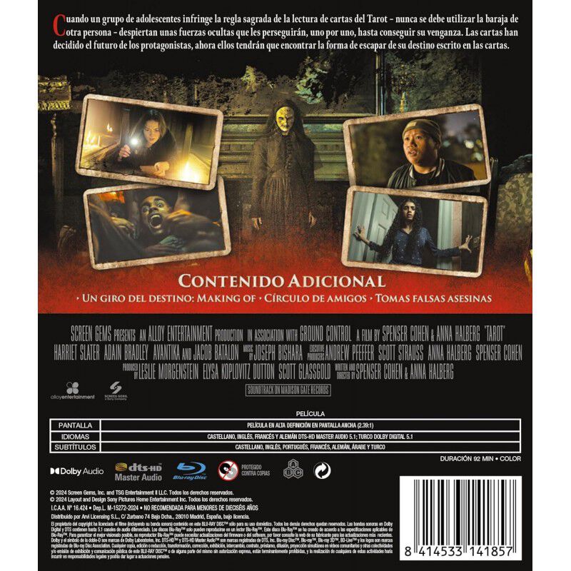 Tarot [Blu-ray] (2024) image number null