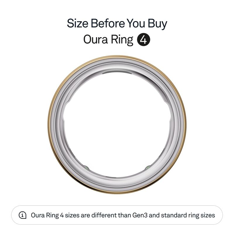 Monitor De Actividad F&iacute;sica Smart Ring Oura Rin... image number null
