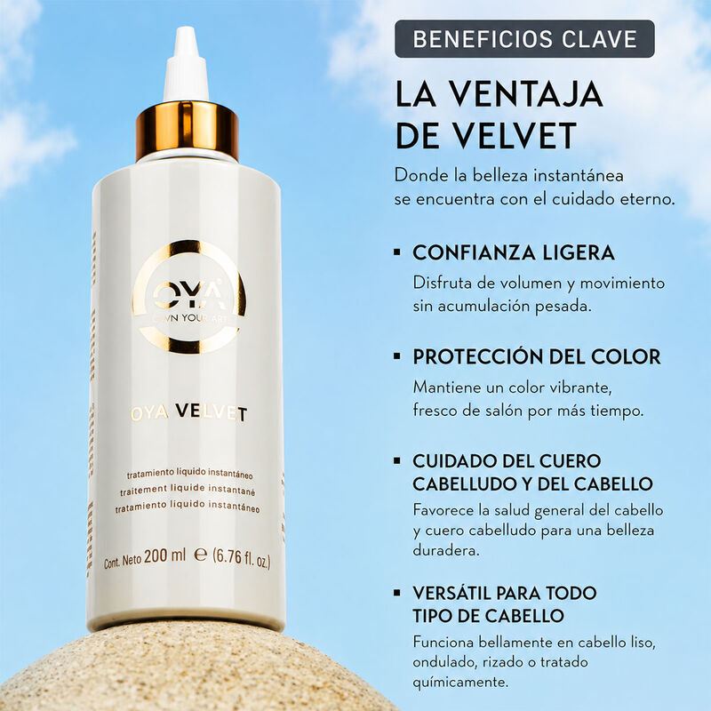 Oya Velvet Tratamiento L&iacute;quido Instant&aacute;neo Para... image number null