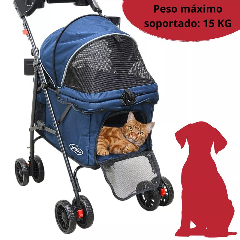 Carriola Para Mascotas Cochecito Para Perros Y ... image number null