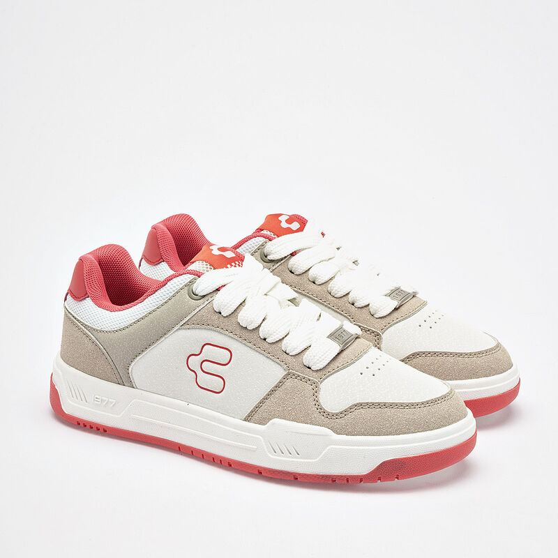 Charly tenis para mujer blanco beige cod 139583... image number null
