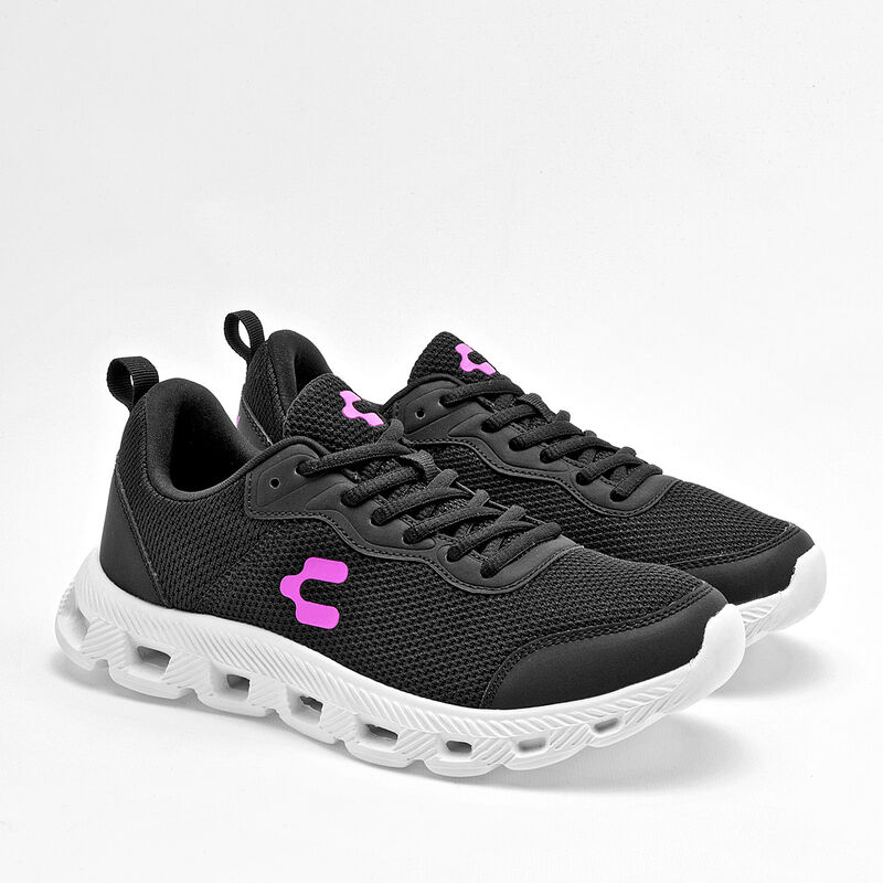 Charly Tenis urbano para mujer negro, walking image number null
