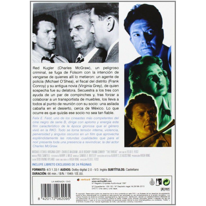 La Amenaza [dvd] (1949) The Threat image number null