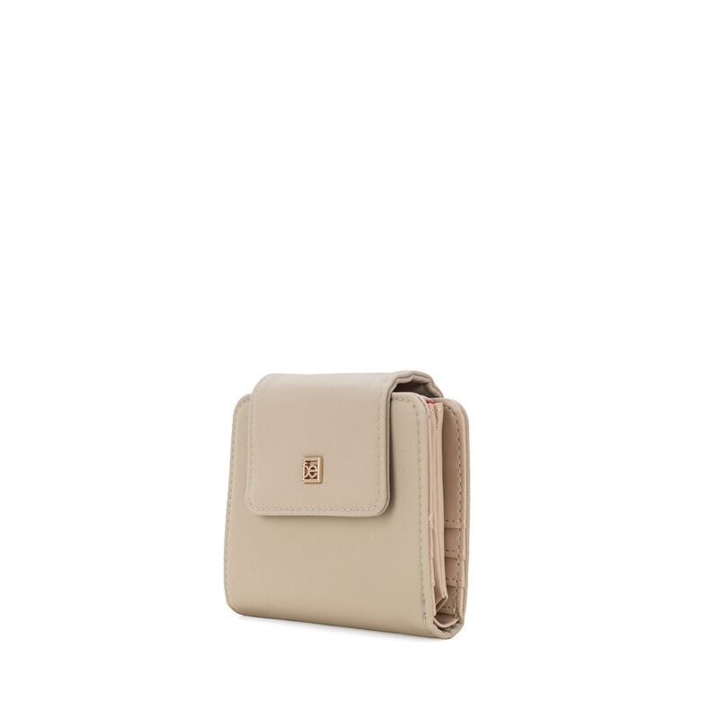 Cartera Flap Chica Color Beige image number null