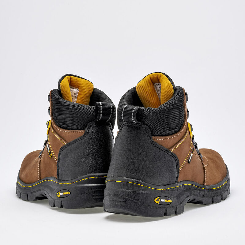 Cliff Bota Industrial Para Hombre Caf&eacute; Negro Co... image number null