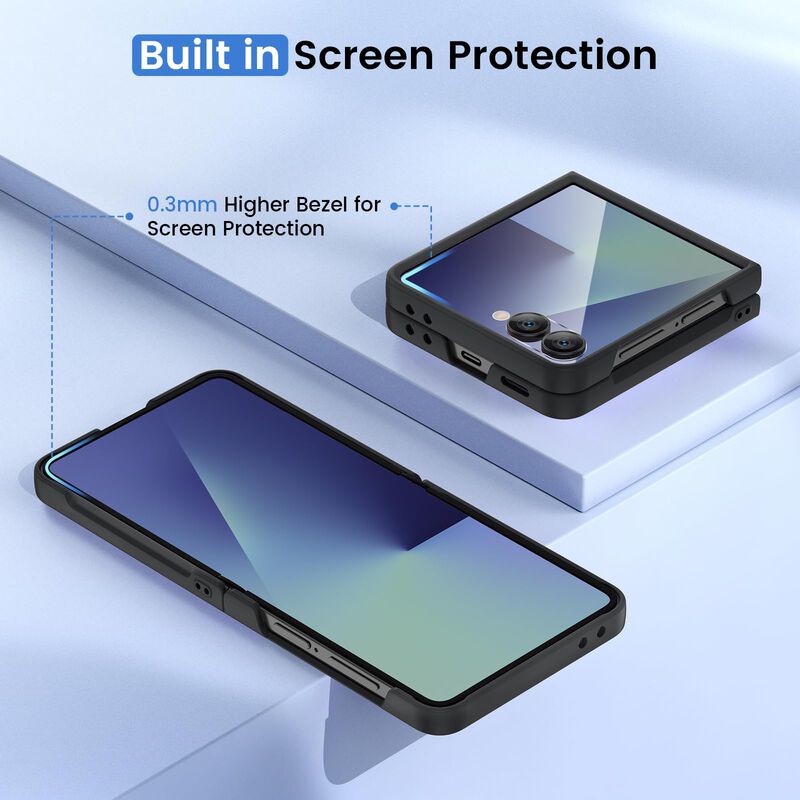 Funda Ruky para Samsung Galaxy Z Flip 7 Negra c... image number null