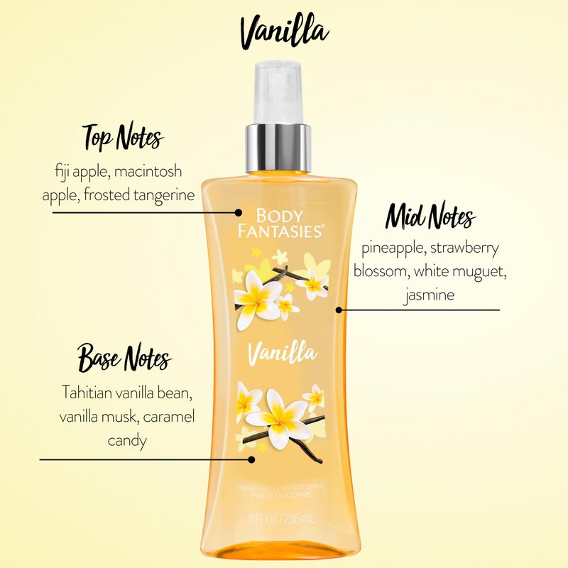 Perfume Corporal Body Fantasies Vanilla 236ml image number null