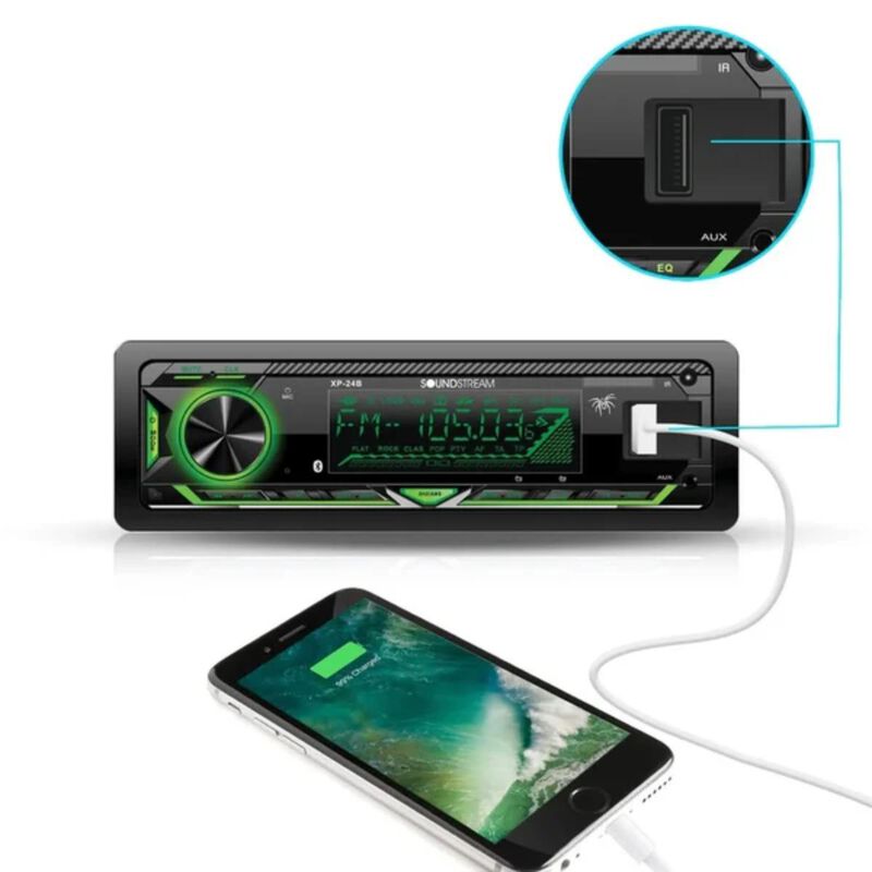 Autoest&eacute;reo Con Usb Soundstream Xp-24b image number null