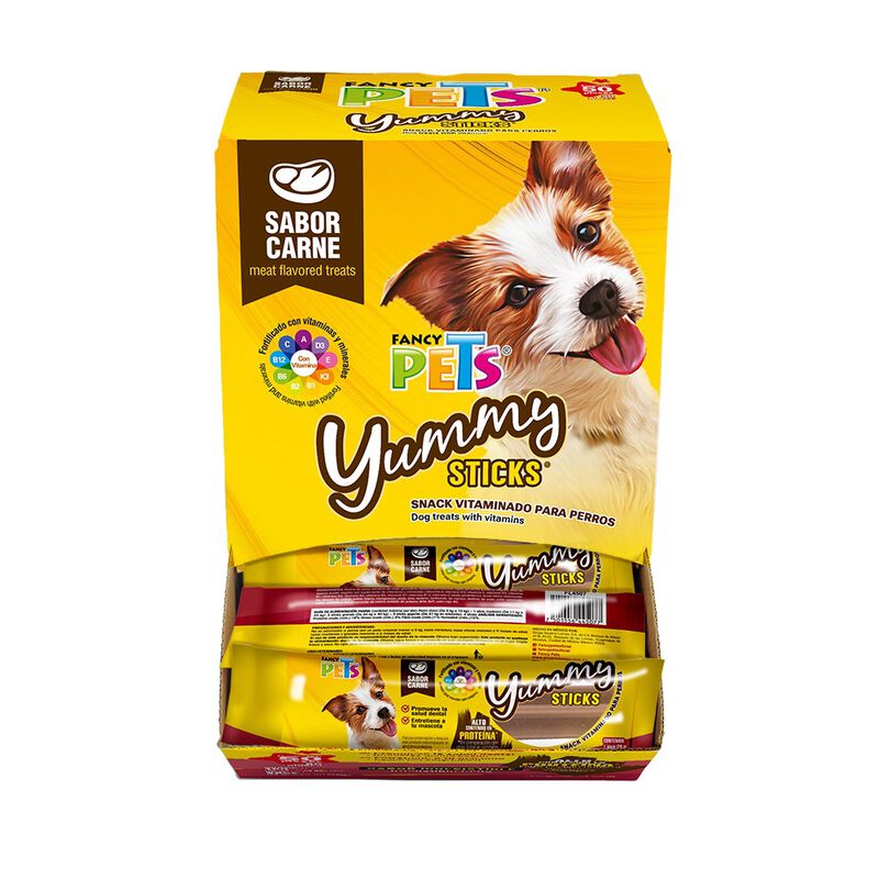 Fancy Pets Premios Yummy Sticks Sabor Carne 50 ... image number null