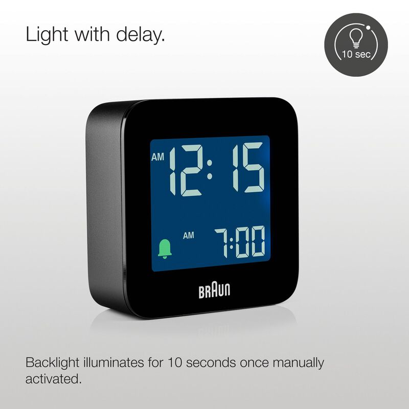 Despertador De Viaje Braun Digital Bc08b Con De... image number null