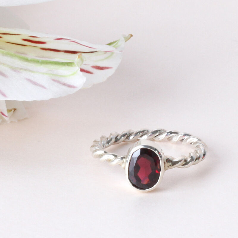 Set de Anillos Bejuco Talla 7 image number null