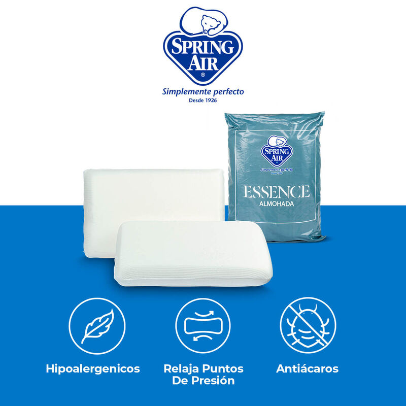 Almohadas Memory Foam&nbsp;Spring Air 2 Pack Essence image number null
