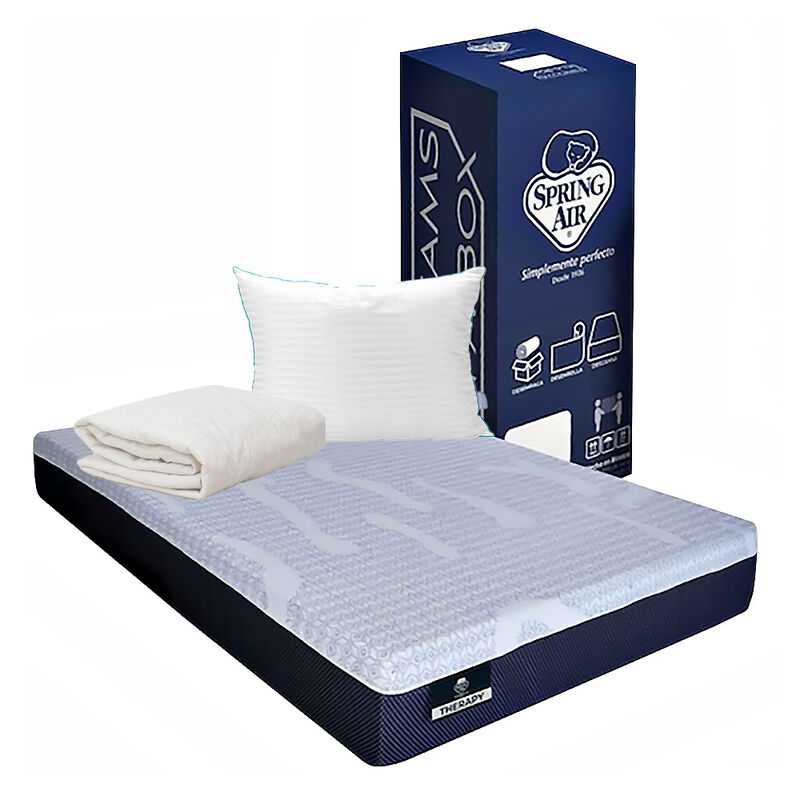 Colch&oacute;n Queen Size Therapy  + Almohada Royal + ... image number null