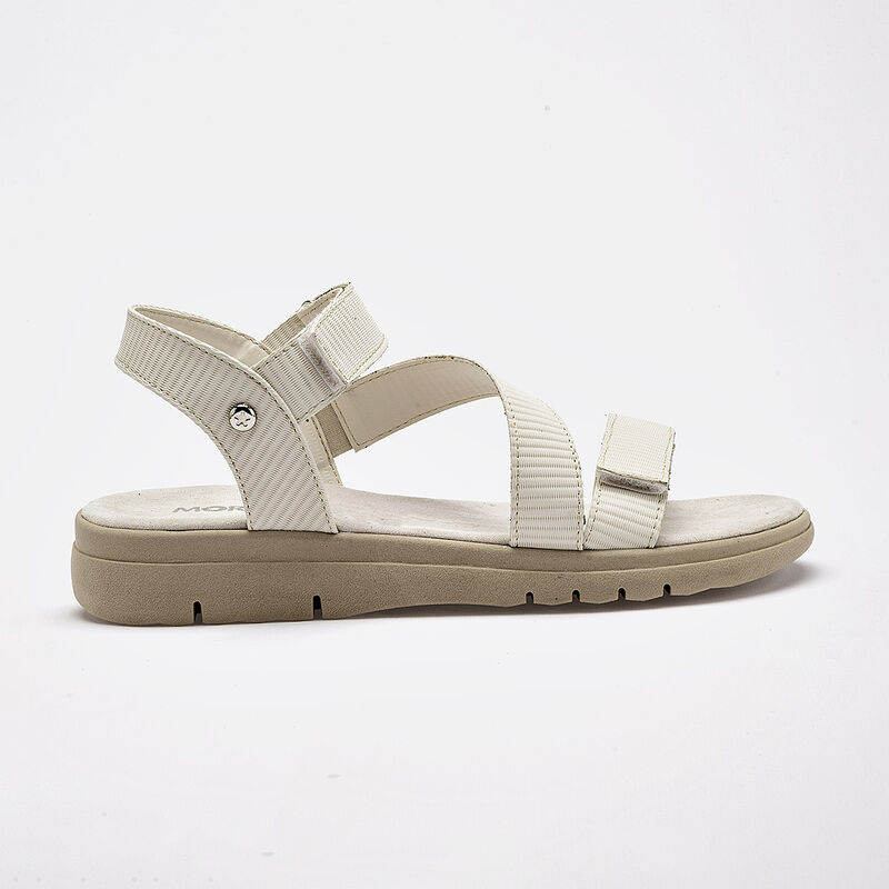 Mora Confort sandalia confort  para mujer latte... image number null