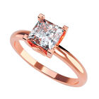 Anillo de Compromiso de 14K con Diamante de Laboratorio 0.70 CT F VS1 Talla 10.5 ORO ROSA 14K&ndash; / FJ588-70-14R-LG-105