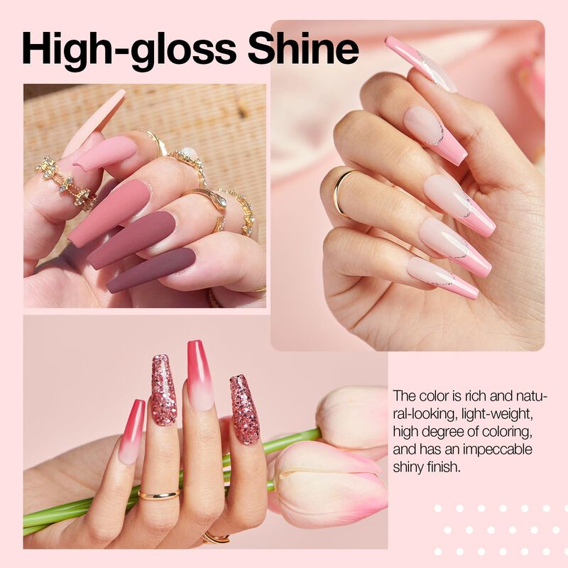 Kit De U&ntilde;as Azurebeauty Dip Powder, 29 Unidades... image number null