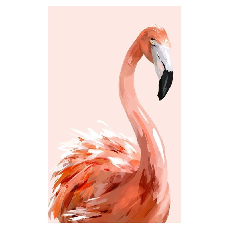 Cuadro Decorativo Impreso 90x122cm Flamingo image number null