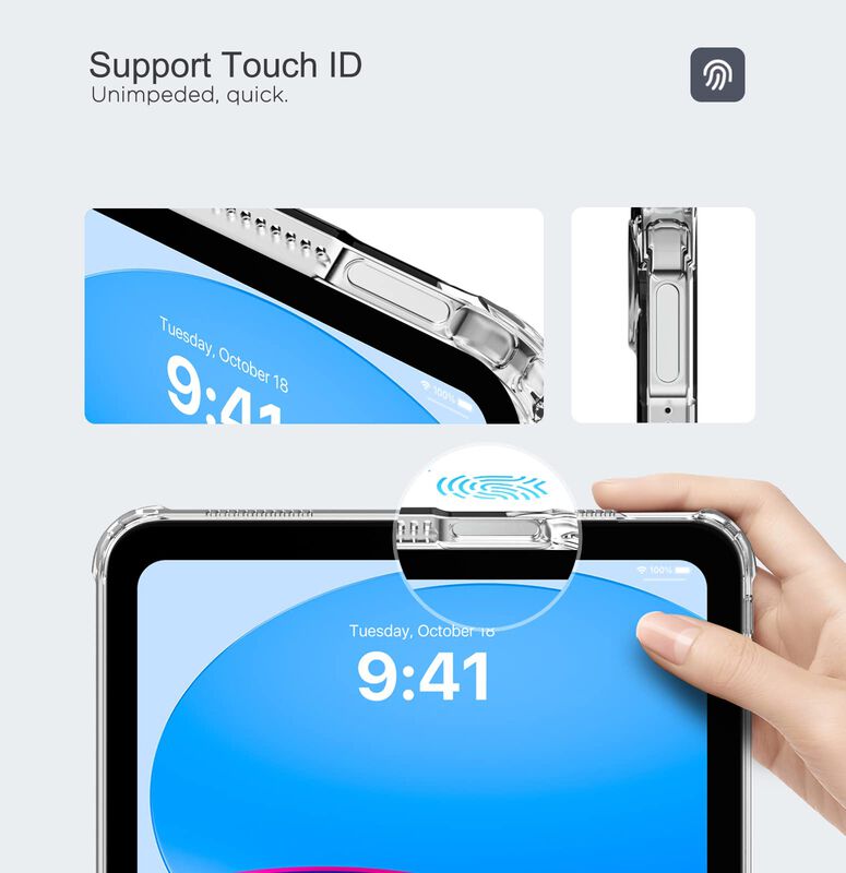 Funda Para Tableta Moko Clear Para Ipad 11.&ordf; Ge... image number null