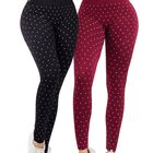 Set 2 Leggings Mujer Mayones LIC-0198-PX2 Variedad De Colores Mallones Stretch Cómodos