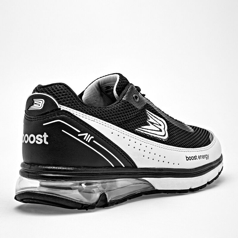 Boost Tenis deportivo para hombre. Negro blanco image number null