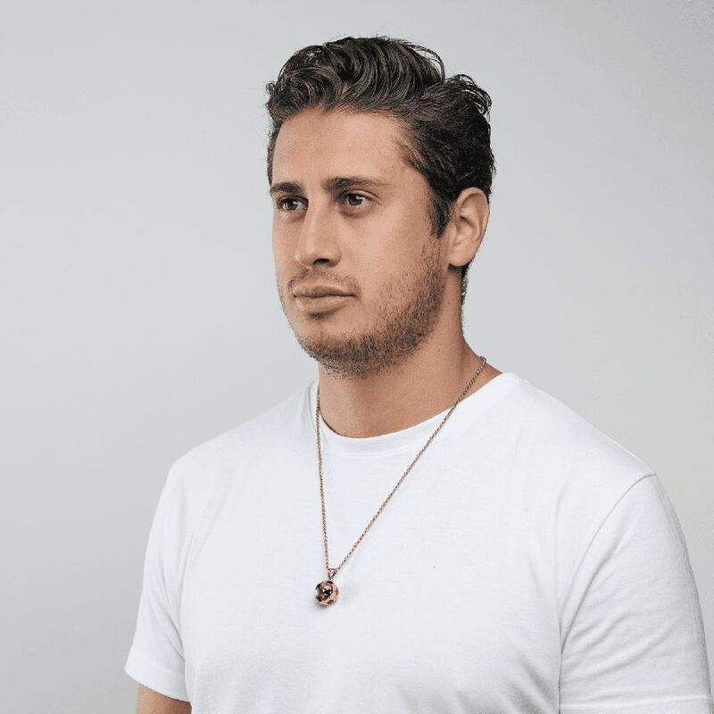 Collar Hombre Acero Inoxidable, Balón Fútbol Mu... image number null