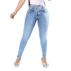 Jeans Azul Super Skinny Mujer Nyk  Tiro Alto N4799c